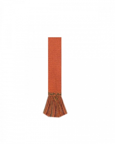 House Of Cheviot Classic Garter Ties - Burnt Orange and Ivy Green