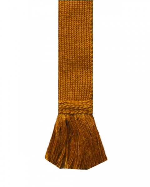 House Of Cheviot Classic Garter Ties - Ochre