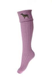 House Of Cheviot Lady Buckminster Socks - Lilac