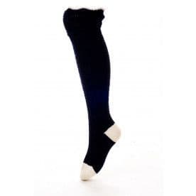 House Of Cheviot Lady Buttercup Socks - Navy