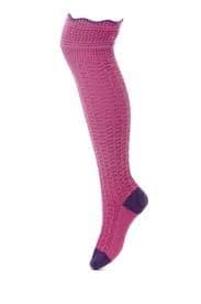 House Of Cheviot Lady Buttercup Socks - Pink