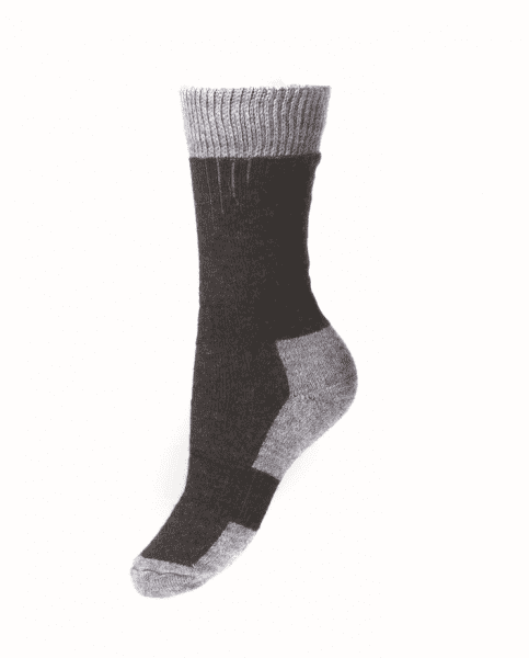 House Of Cheviot Lady Glen Socks - Charcoal