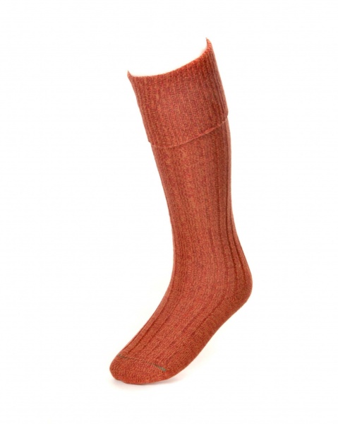 House Of Cheviot Lady Lomond Socks - Autumn Glow