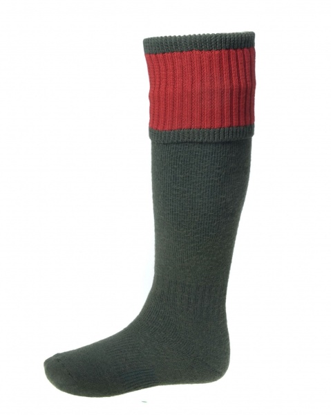 House Of Cheviot Men's Glenshiel Long Technical Sock - Spruce