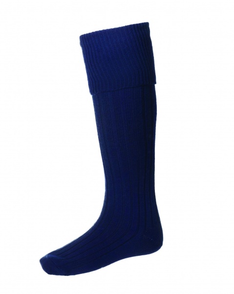 House of Cheviot Men's Jura Socks - Navy
