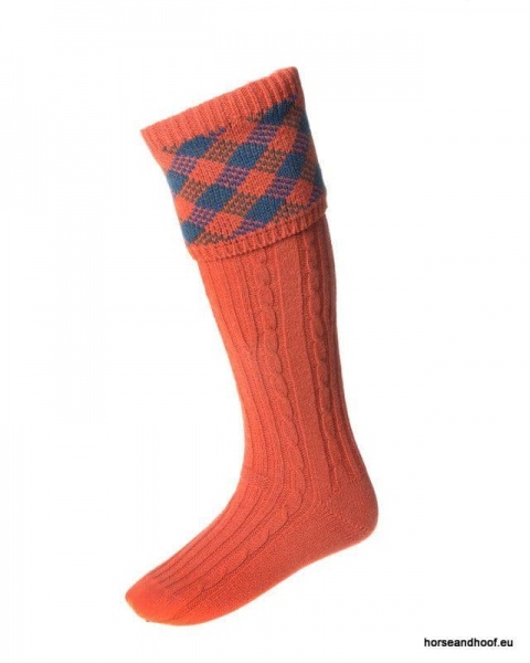 House of Cheviot Men's Pure Luxury 3 ply Cashmere Socks - Granton
