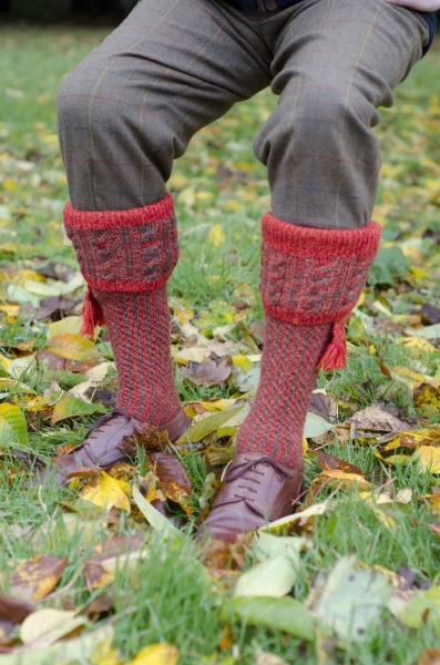 House Of Cheviot Men's Reiver Socks - Autumn Glow