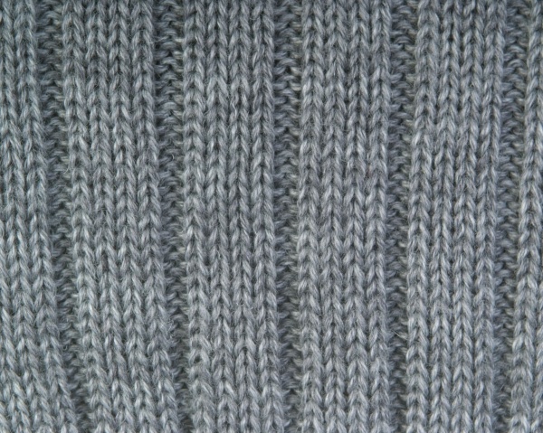 House Of Cheviot Men's Skye Cable Rib Sock Kilt Hose - Mid Grey