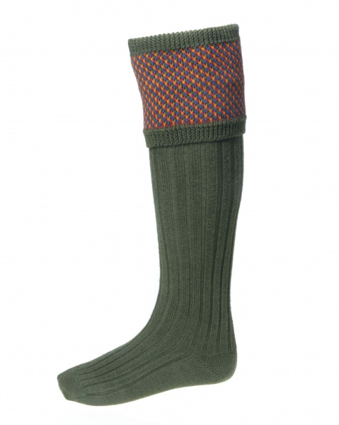 House Of Cheviot Men's Tayside Socks - Spruce