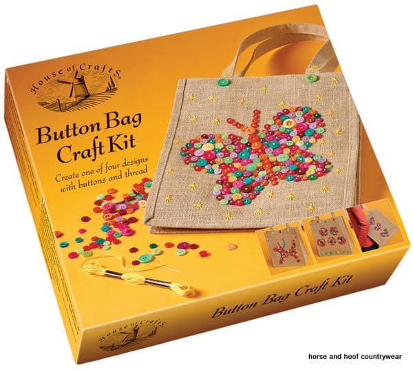 House of Crafts Button Bag Craft Kit