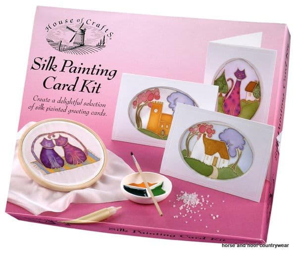 House of Crafts Silk Painting Card Kit