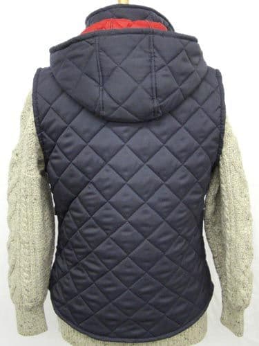 Hunter Outdoor Barley Quilted Gilet - Black with Red Liner