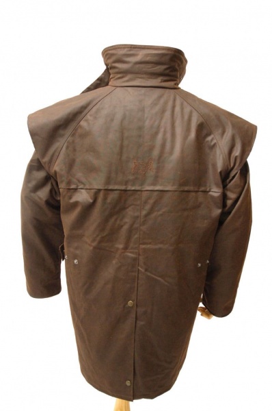 Hunter Outdoor Cumbrian Deluxe 3/4 Length Ladies Wax Jacket - Antique Brown