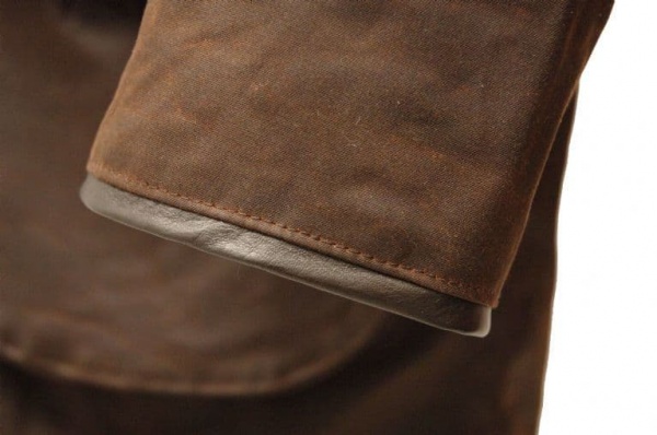 Hunter Outdoor Cumbrian Deluxe 3/4 Length Mens Wax Jacket - Antique Brown