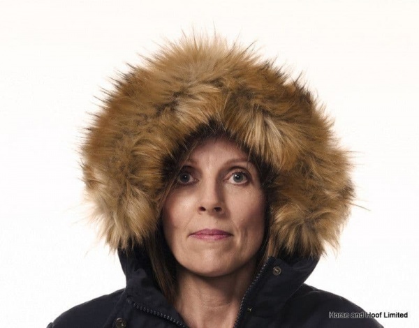 Hunter Outdoor Fur Trim Ladies A- Line Jacket