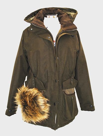 Hunter Outdoor Gamekeeper Ladies Jacket  - Olive Green