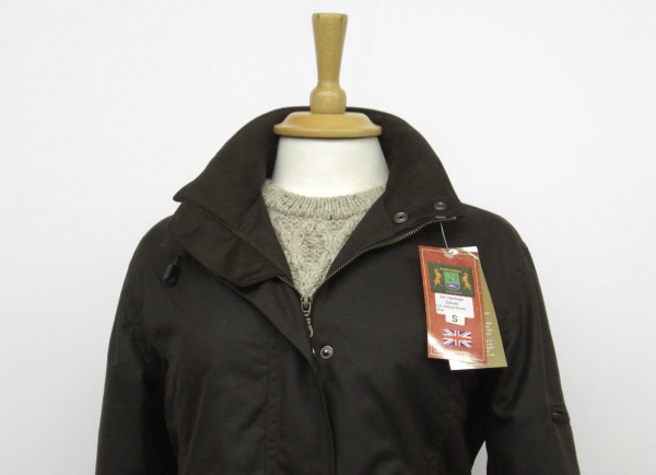 Hunter Outdoor Heritage Deluxe Ladies Fitted Wax Cotton Jacket - Antique Brown