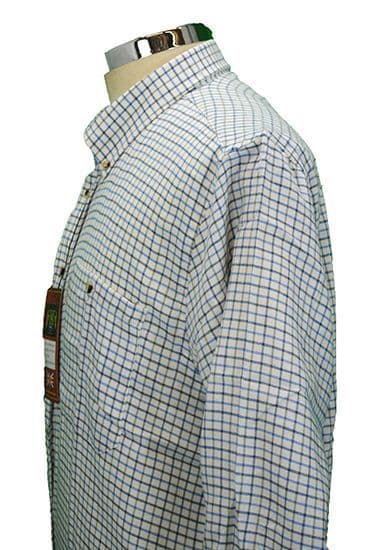 Hunter Outdoor Tattersall Check Shirt - Navy Check