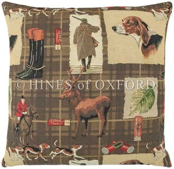Hunting Brown Tartan - Fine Tapestry Cushion
