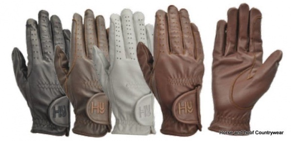 Hy5 Children's Leather Riding Gloves