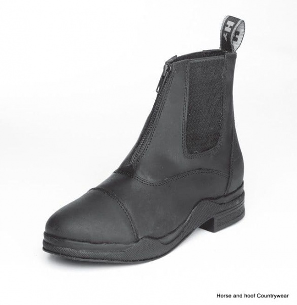 HyLAND Wax Leather Zip Boot
