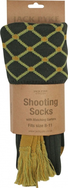 Jack Pyke Diamond Shooting Socks - Green