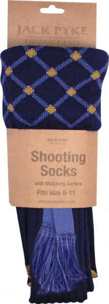 Jack Pyke Diamond Shooting Socks - Navy