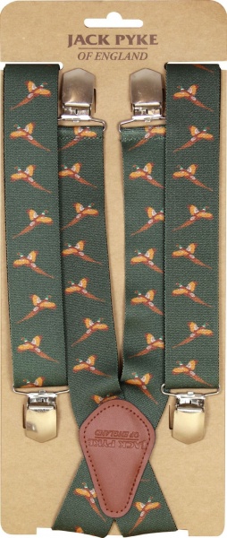 Jack Pyke Elasticated Braces - Pheasant