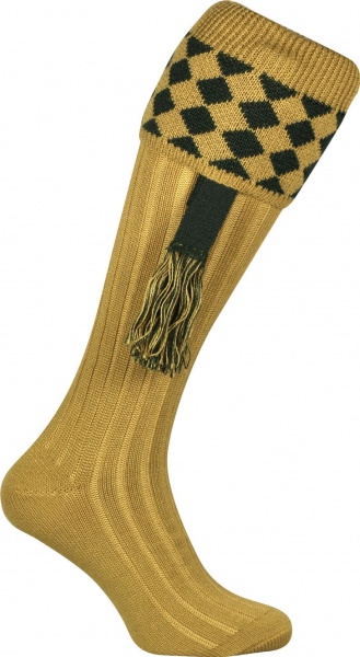 Jack Pyke Harlequin Shooting Socks - Mustard