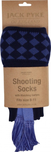 Jack Pyke Harlequin Shooting Socks - Navy