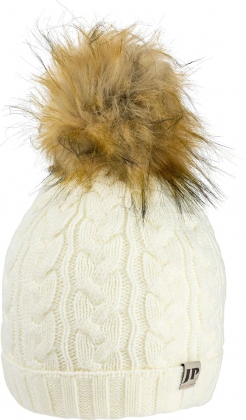 Jack Pyke Ladies Cable Knit Bob Hat - Off White