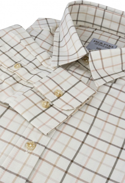 Jack Pyke Ladies Countryman Shirt County Check - Brown