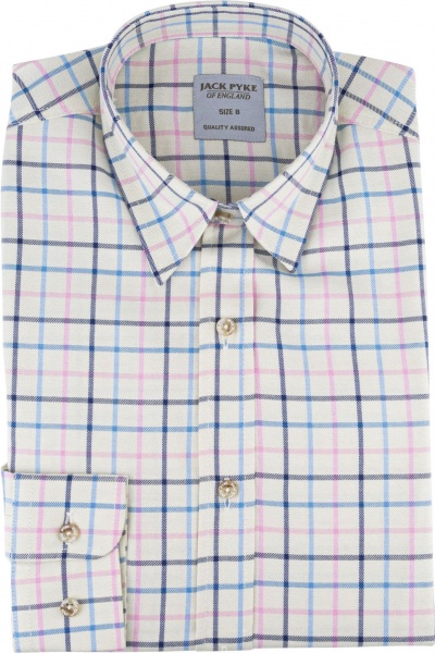 Jack Pyke Ladies Countryman Shirt County Check - Navy