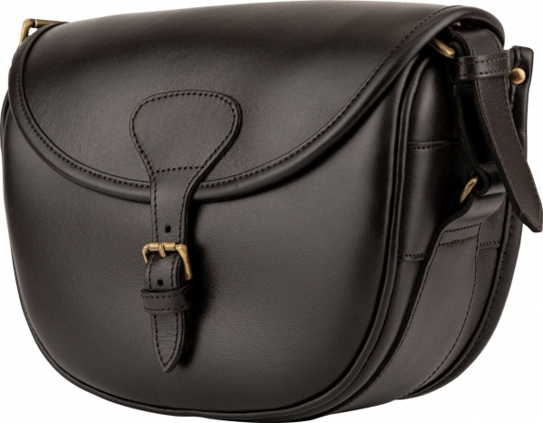 Jack Pyke  Leather Cartridge Bag - Dark Brown