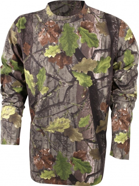 Jack Pyke Long Sleeve T-Shirt - English Oak Camouflage