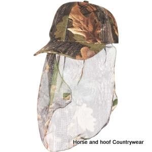 Jack Pyke Of England Stealth Baseball Hat With Veil - English Oak Camo