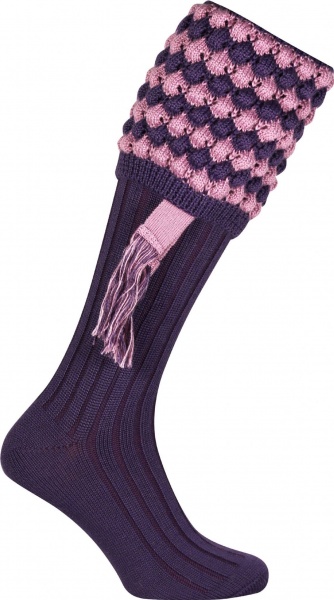 Jack Pyke Pebble Shooting Socks - Purple