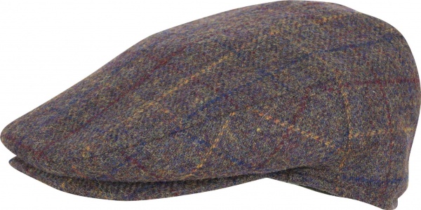 Jack Pyke Wool Blend Flat Cap - Brown Check