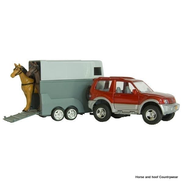 Jeep with Horse Trailer Toy