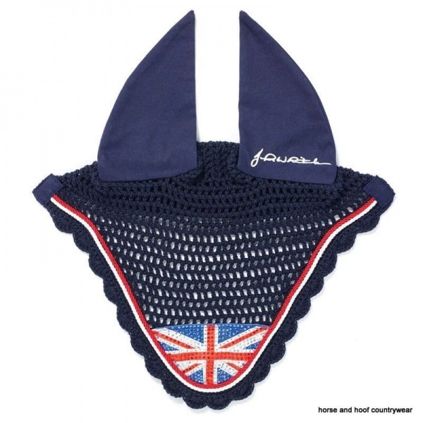 John Whitaker Bling Union Jack Fly Veil