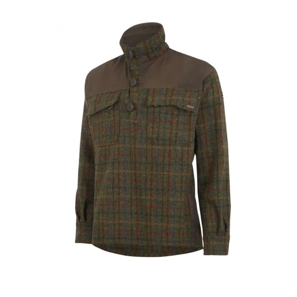 Keela Harris Tweed Bush Smock - Olive / Rust