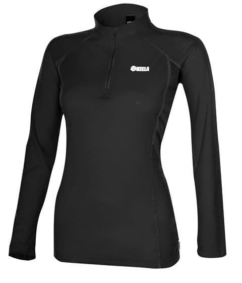 Keela Ladies ADS Advance Long Sleeve Zip Top - Black