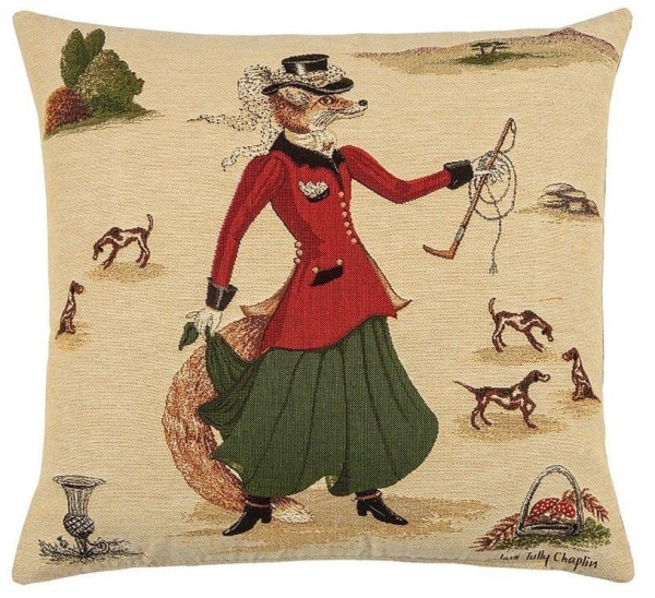 Lady Fenella Fox  - Fine Tapestry Cushion
