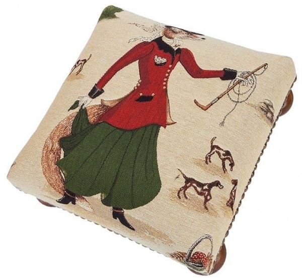 Lady Fenella Fox - Fine Woven Tapestry Footstool
