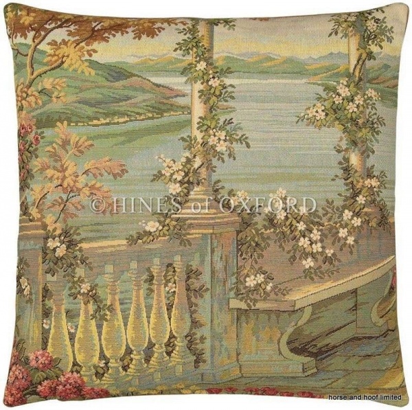 Lake Como - Fine Woven Tapestry Cushion