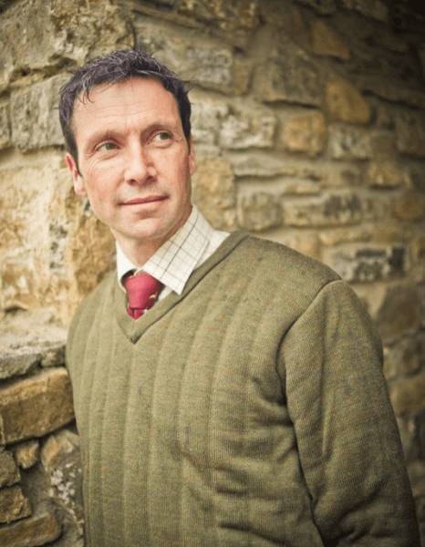Lansdown Country Heavyweight V-Neck Shooting Jumper Without Patches - Forest Green