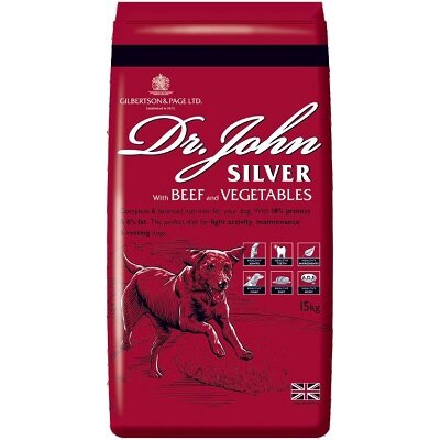 Dr John Silver Dog Food with Beef 15kg