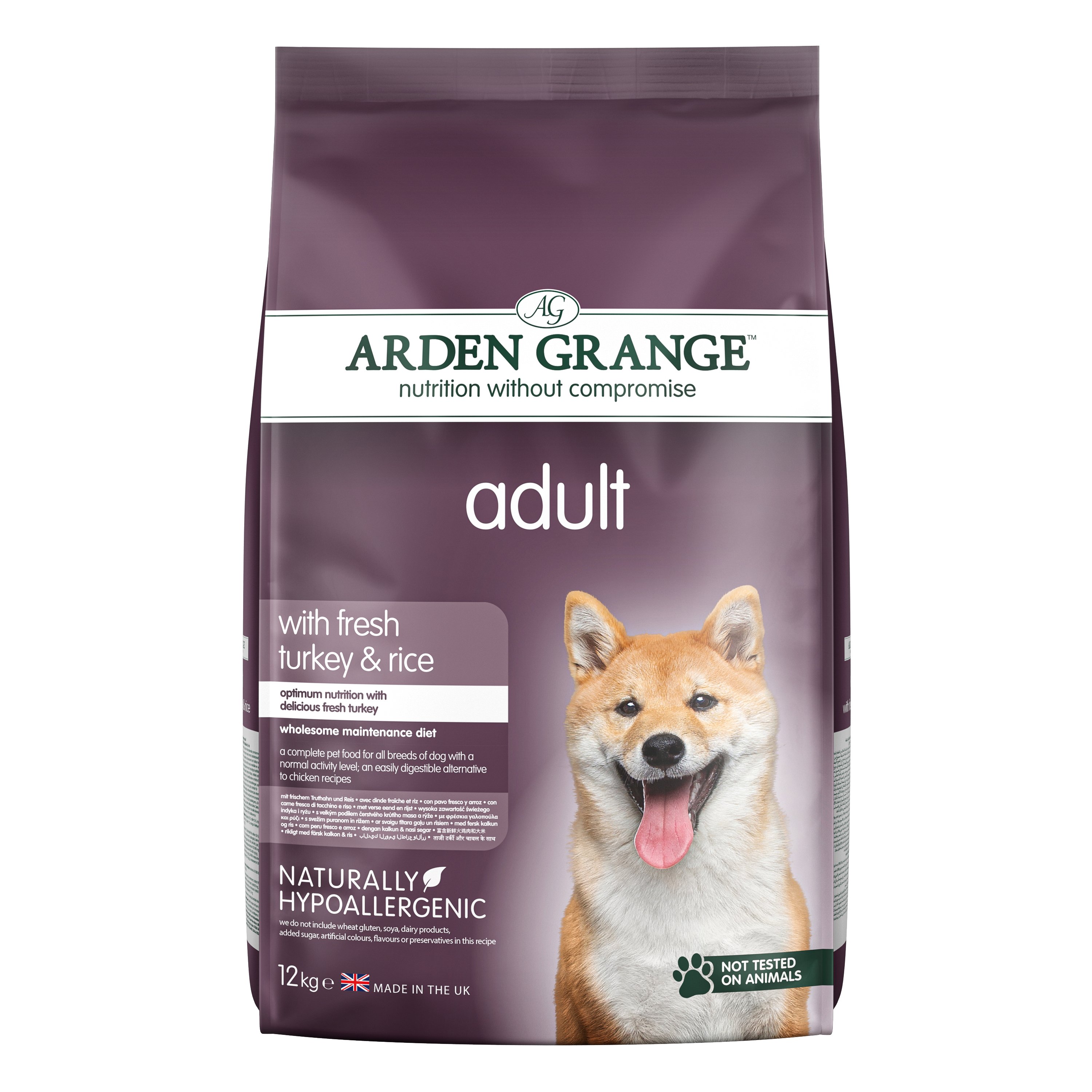 Arden Grange Adult Fresh Turkey & Rice 12kg