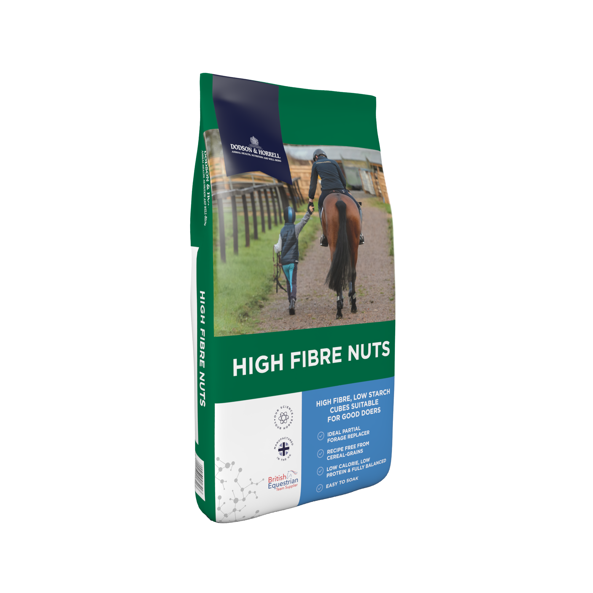 Dodson & Horrell High Fibre Nuts 20kg horse and hoof
