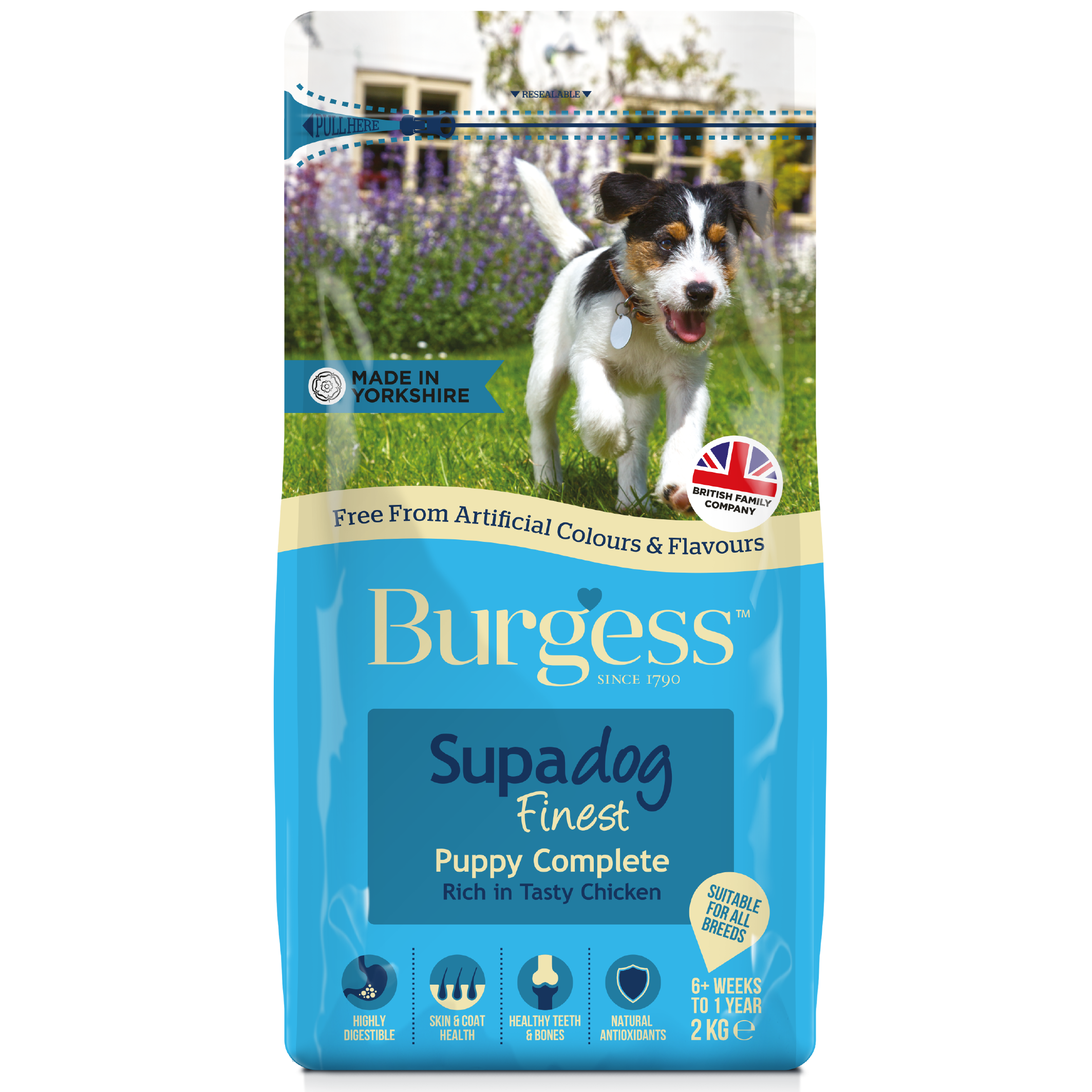 Burgess Supadog Puppy Rich In Chicken Dog Food